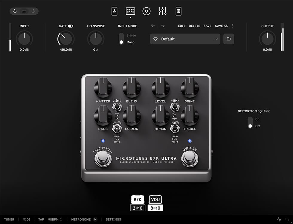 Darkglass Ultimate UI