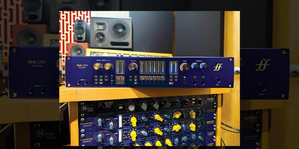 Focusrite-ISA-C8X-1600px Focusrite ISA C8X - Past and present unite in a new flagship interface