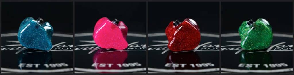 Four finishes being shown