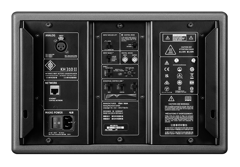 Neumann KH 310 back panel