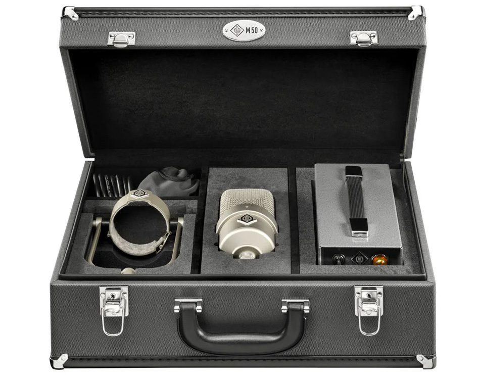 M 50 V CaseOpen - Neumann Studio Tube Microphone