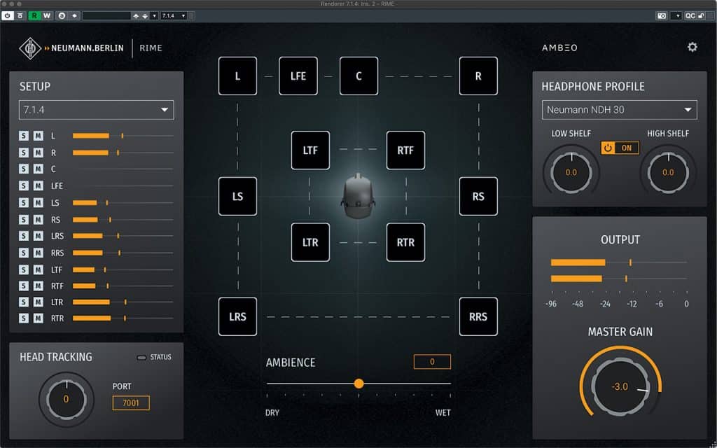 Neumann Rime - Main Screen