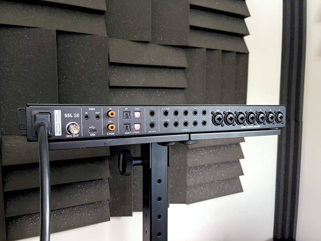 Solid State Logic SSL 18 - back