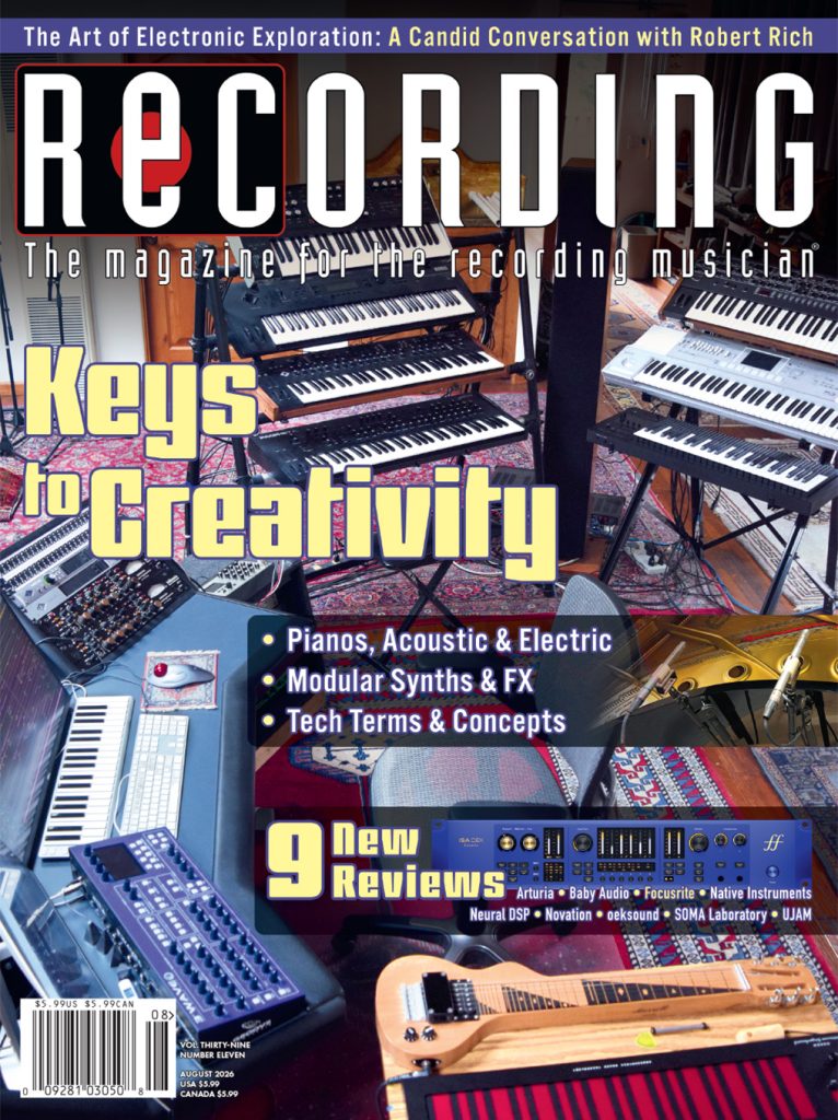 RECORDING_Magazine_Cover_August_2026