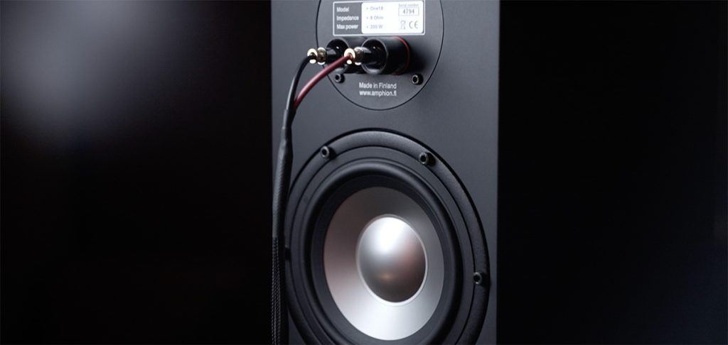 Amphion monitor closeup