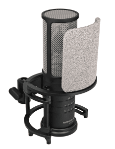 Austrian-Audio OC-S10 Mic in shockmount with popfilter