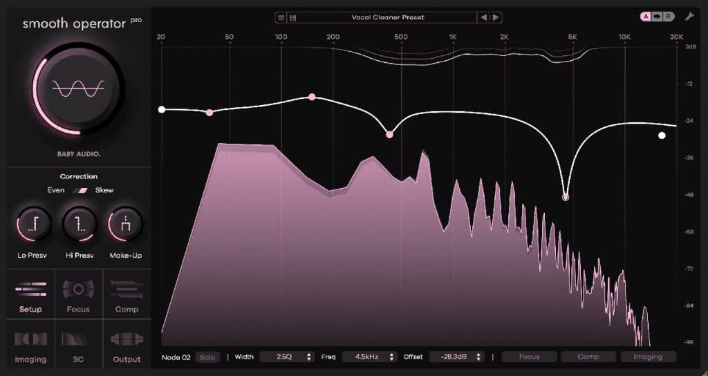 Baby Audio Smooth Operator Pro - Main UI