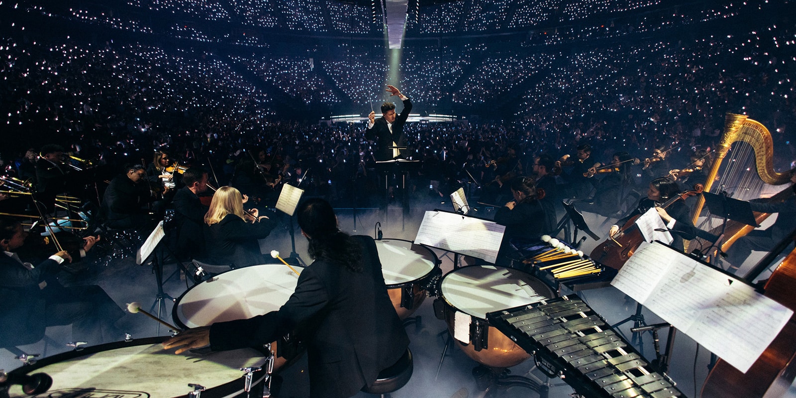 DPA Mics Deliver Pristine Sound for Orchestral Components of Bad Bunny Album and Tour. Photo by Eric Rojas.