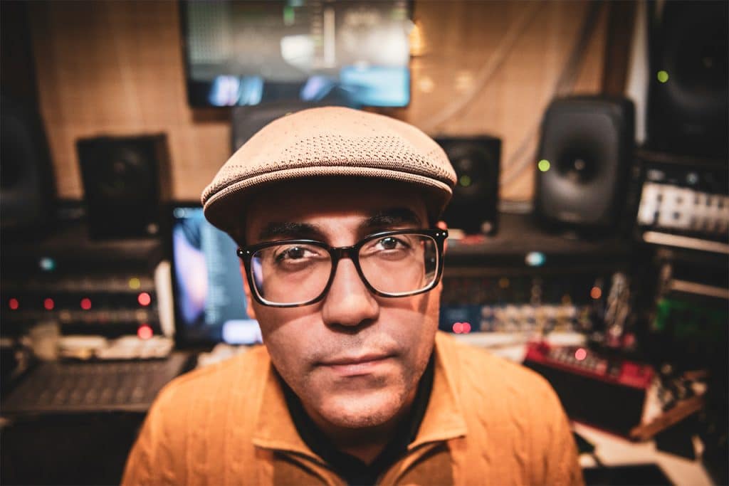 Emre Ramazanoglu in his studio. Photo by Lisa Wormsley.