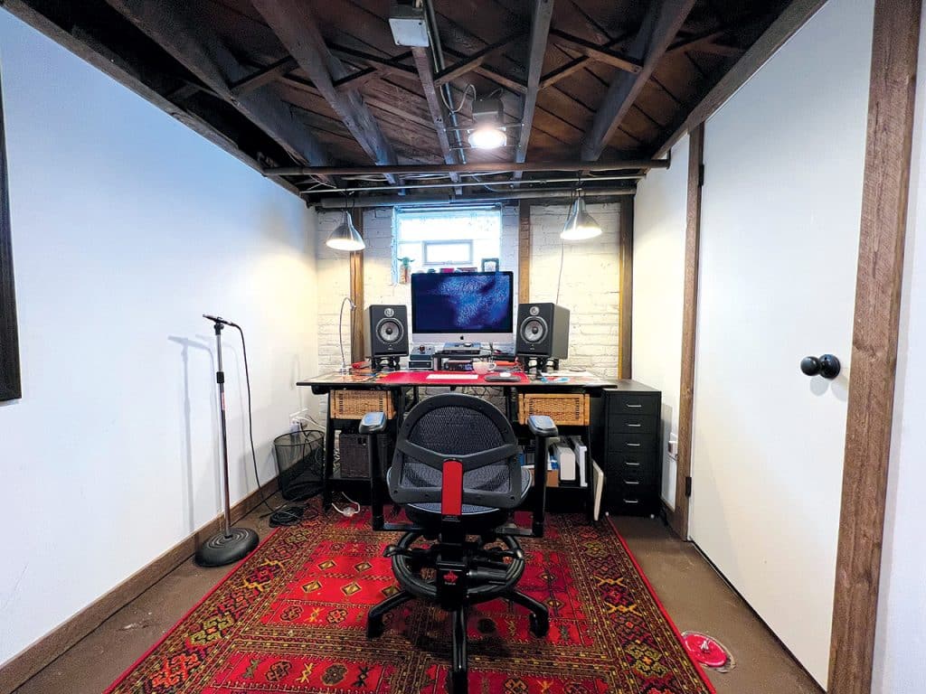Pre-Treated Basement Office