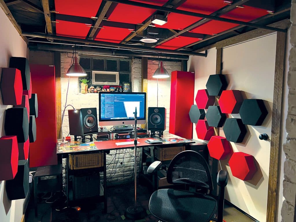 Post-Treated Basement Office in 2022