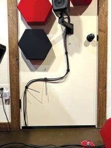 Mounting Cables To door