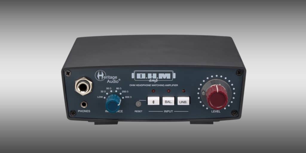 Heritage Audio announces availability of O.H.M Amp as world’s first impedance headphone-matching amplifier for studios and audiophiles alike