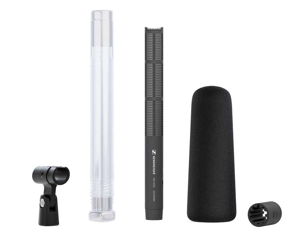 The MKH 8018 RF condenser stereo shotgun microphone