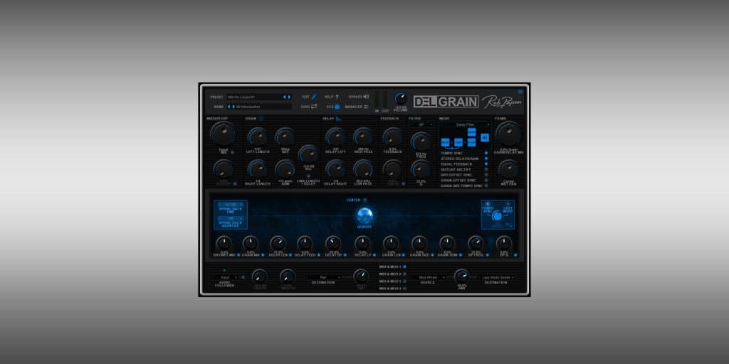 Rob Papen announces availability of DelGrain as creative granular delay, extending effect plug-in product line with yet more out-of-the-box thinking