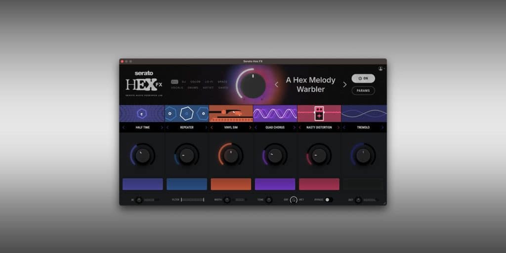 Serato releases Hex FX, the powerful all-in-one multi-fx plugin with over 45 customizable effects and 100+ presets