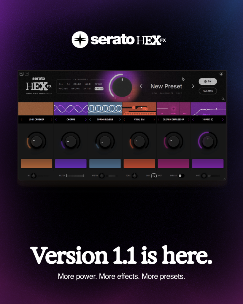 The Latest Version of Serato’s Multi-fx Plug-in Offers Music Producers Even More Versatility and Creativity, Now With 50 Effects, 200+ Presets & Key Ui/ux Upgrades