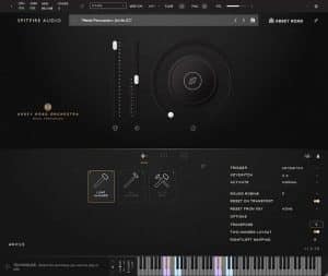 Spitfire Abbey Road Orchestra - Metal Percussion GUI