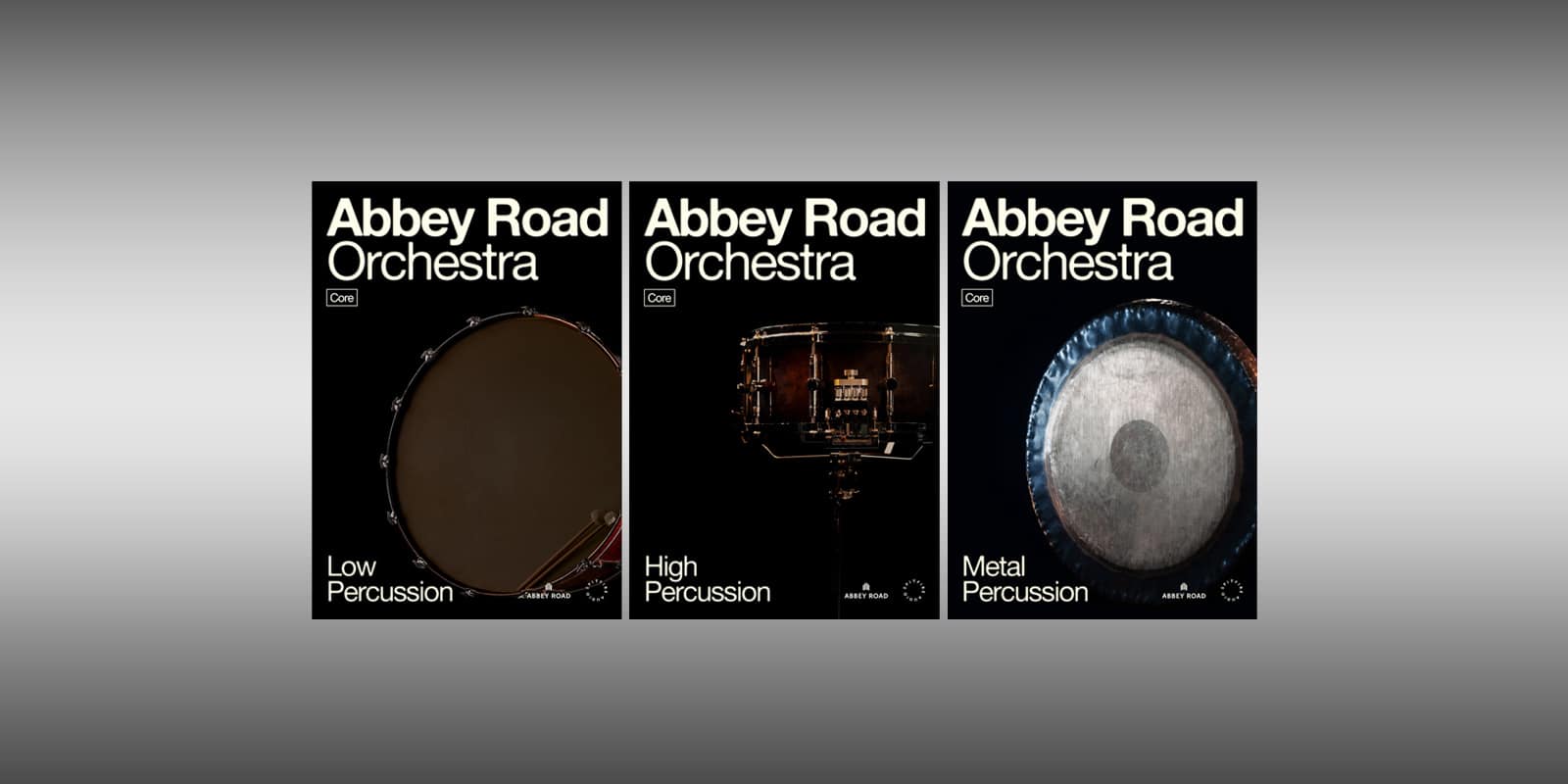 Spitfire Audio adds …LOW PERCUSSION CORE, …HIGH PERCUSSION CORE, and …METAL PERCUSSION CORE to critically acclaimed ABBEY ROAD ORCHESTRA… series