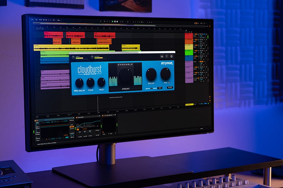 Strymon Cloudburst Plugin on display in studio