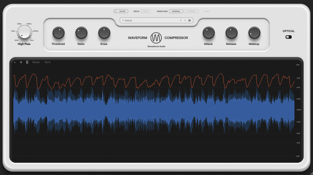 Woodstock Audio Releases Waveform Compressor: A Free, High-Performance Dynamics Tool with Real-Time Visualization