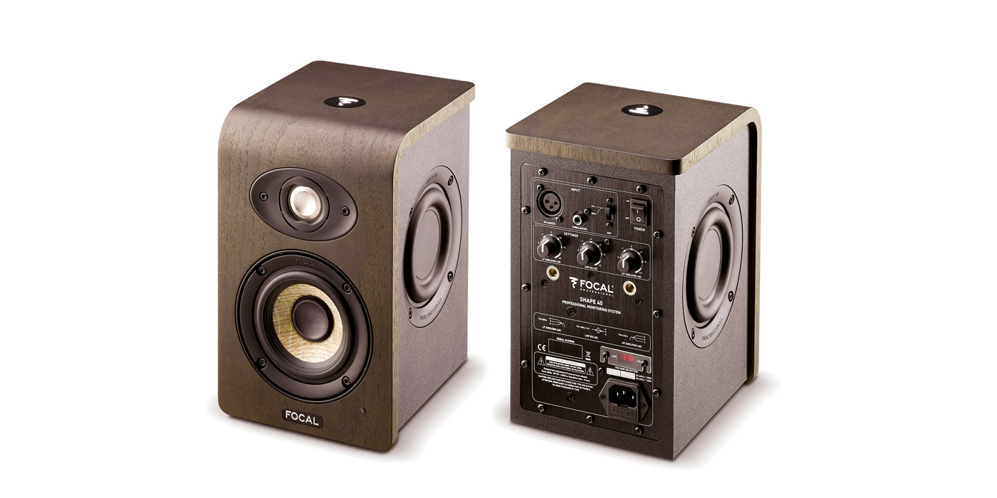 Focal Shape 40 and Shape 65 Studio Monitors - new design, new features