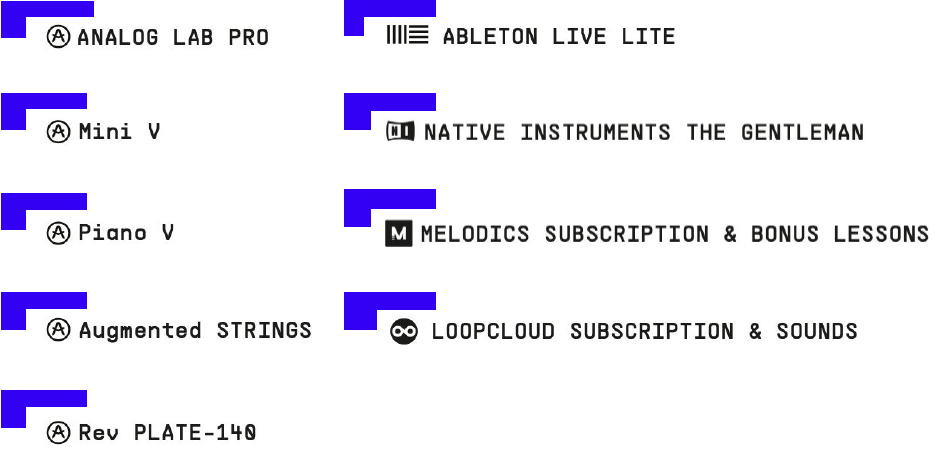 KeyLab included software