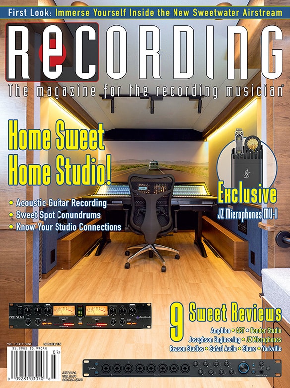 RECORDING Magazine July 2026 Cover